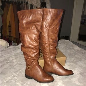 Charlotte Russe knee high boots size 8 W